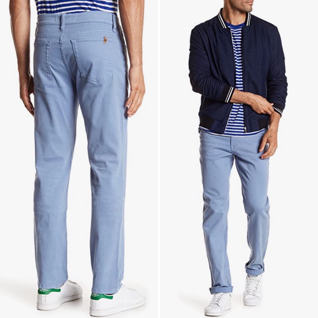 Joe's Jeans Men’s 36 X30 Gianni Brixton Mid-Rise Narrow Slim Straight Azul Pants